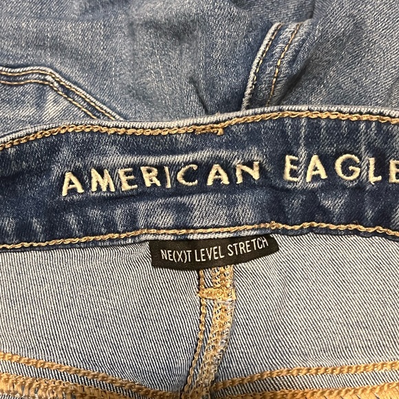 American Eagle Next Level Stretch Jegging Distressed Women 00 Regular Denim - Picture 11 of 11